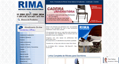 Desktop Screenshot of lojasrima.com.br
