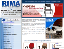 Tablet Screenshot of lojasrima.com.br